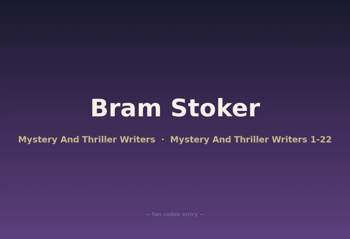 Bram Stoker