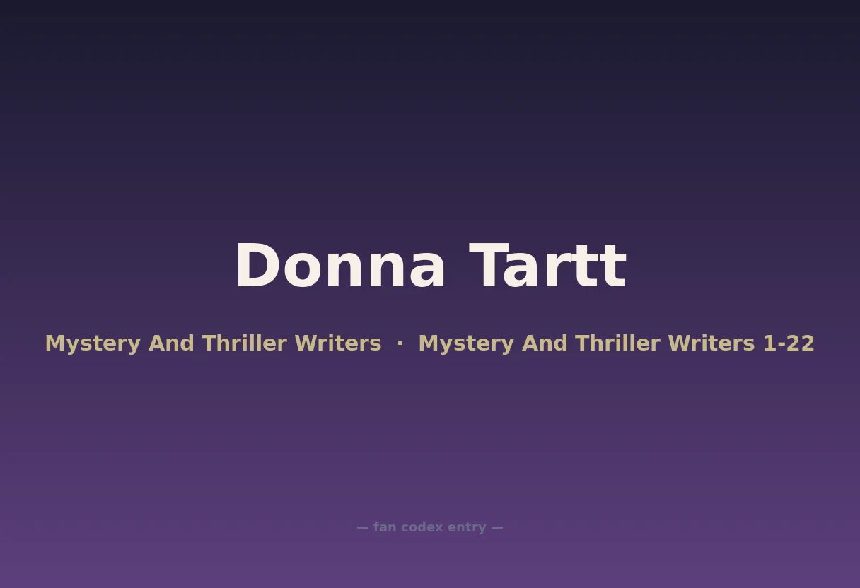 Donna Tartt