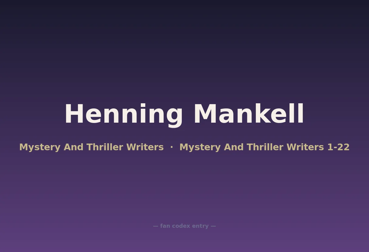 Henning Mankell