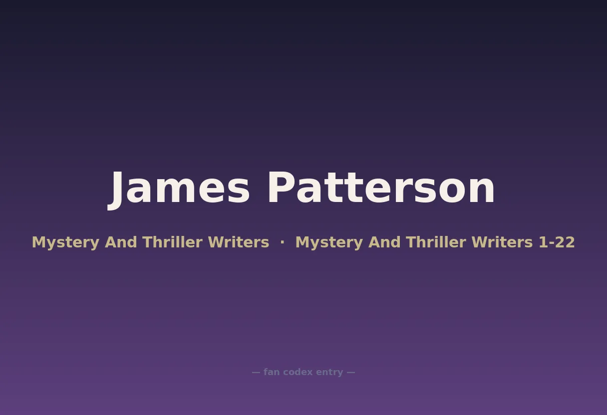 James Patterson
