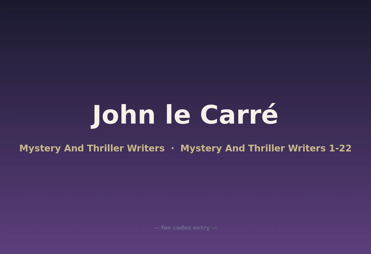John le Carré